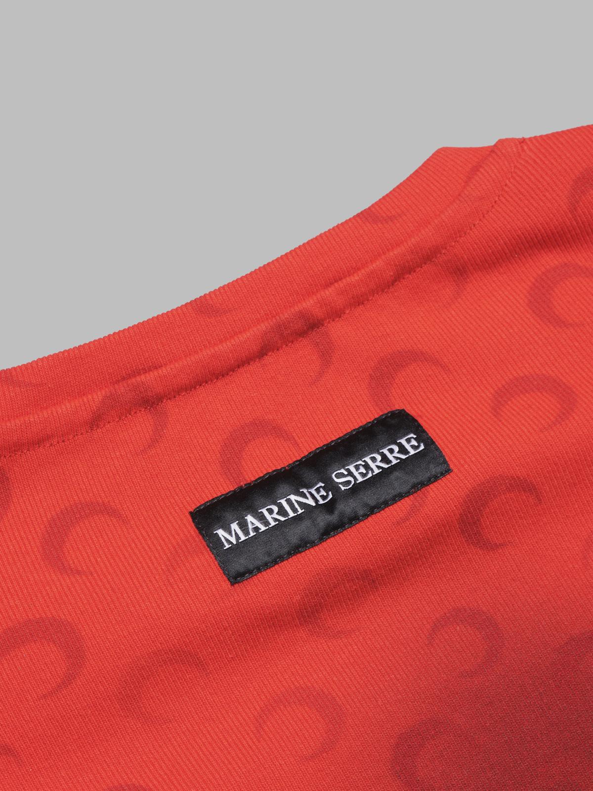moon faded jersey baby fit t-shirt WTT012A-CJER0070- RD10 MARINE SERRE