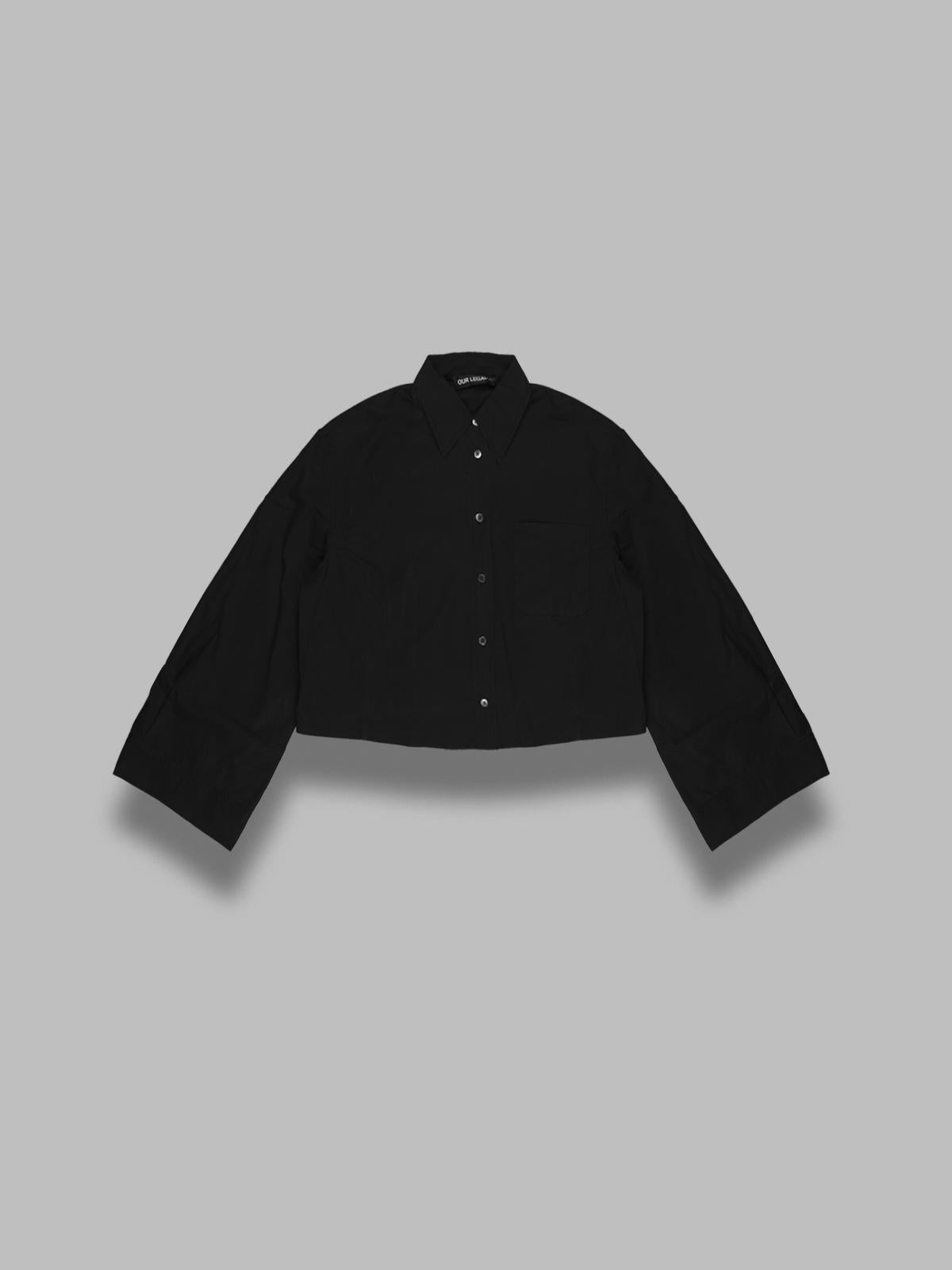 balloon shirt W4252BD- BK OUR LEGACY