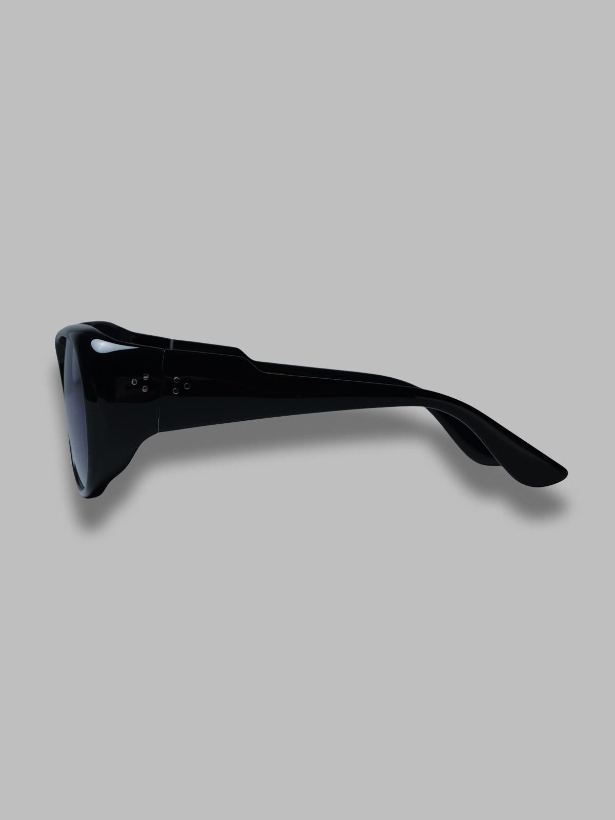 gambia sunglasses - black acetate, tobacco lens - made in japan PT-6502- BK PORT TANGER