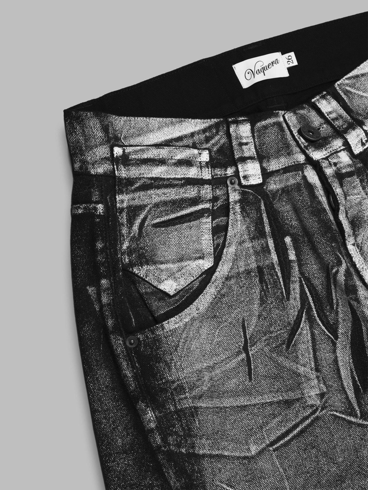 painted workwear pants VAQ10P008- BK VAQUERA