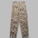 regular cargo pant cotton columbia ripstop, 6.5 oz camo duck, desert rinsed I015875- 2R4 CARHARTT WIP