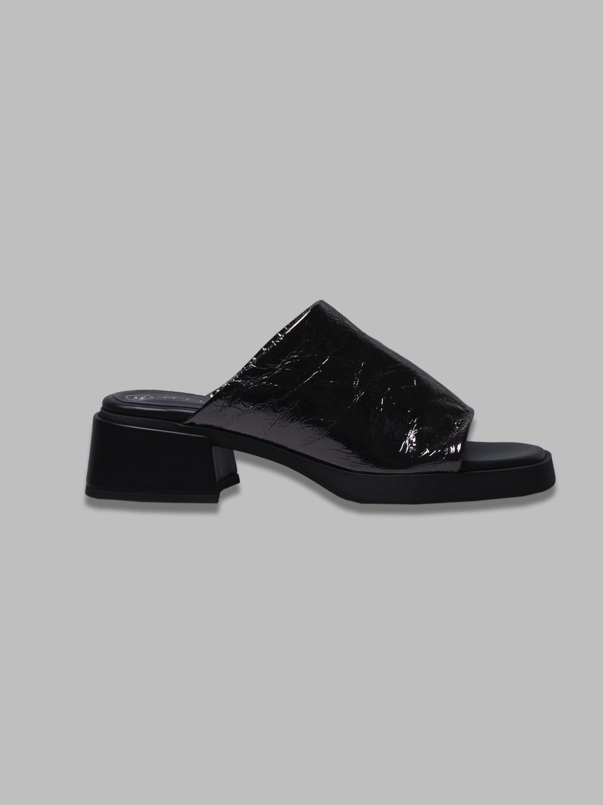 zooey dark silver mules E8-3874- SR MIISTA