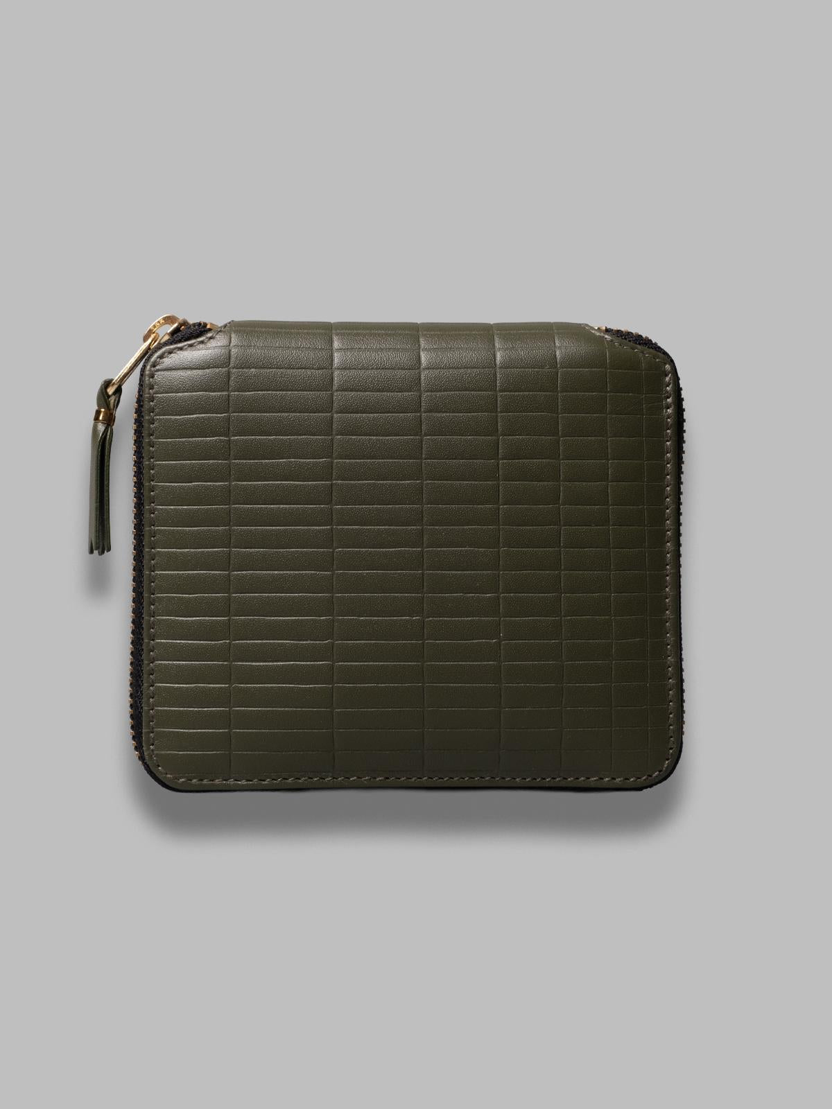 wallet/brick line - 100% pelle made in spain SA2100BK KH COMME DES GARÇONS WALLET