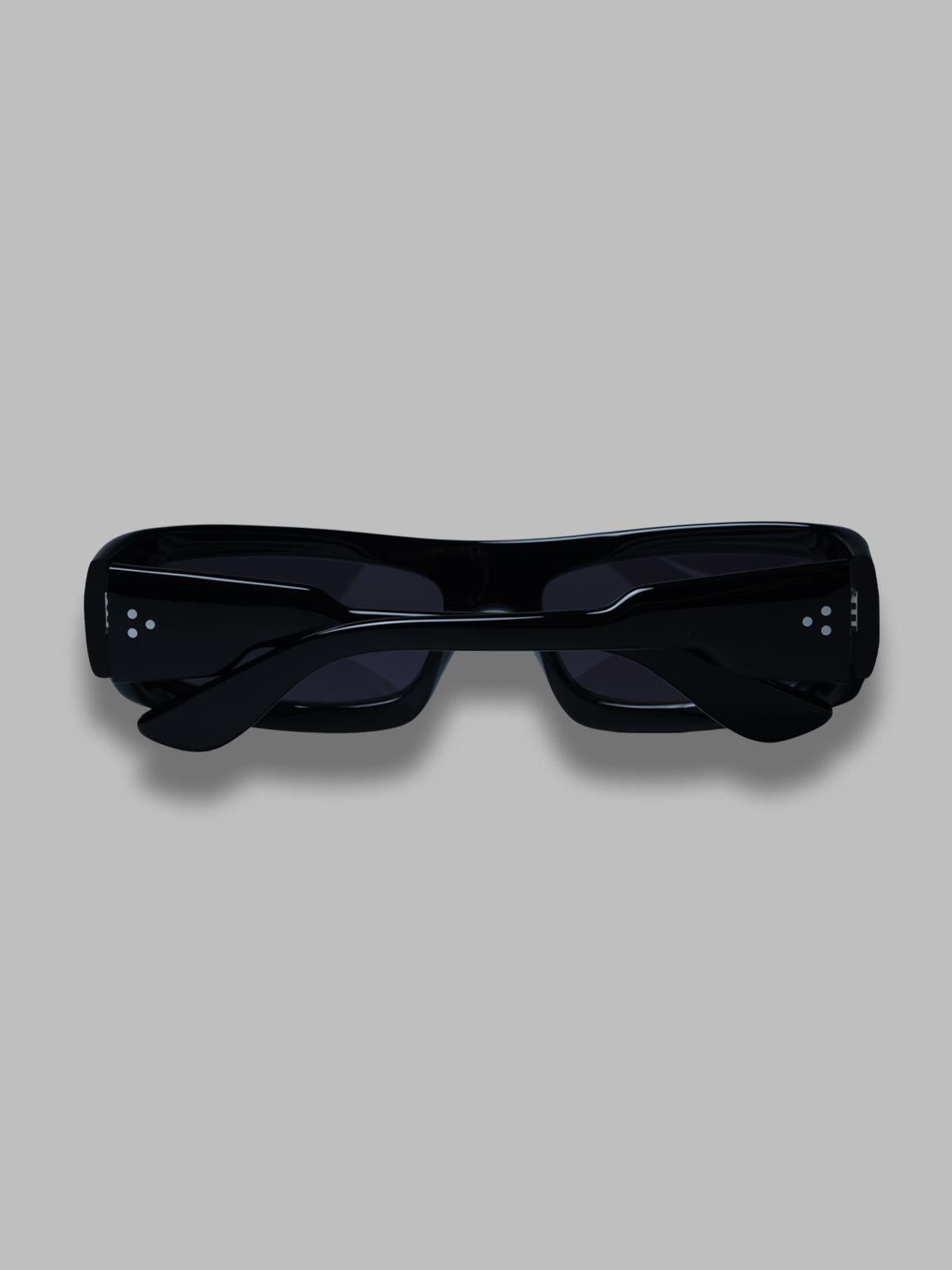 daryan sunglasses - black acetate, black lens - made in japan PT-6101- BK PORT TANGER