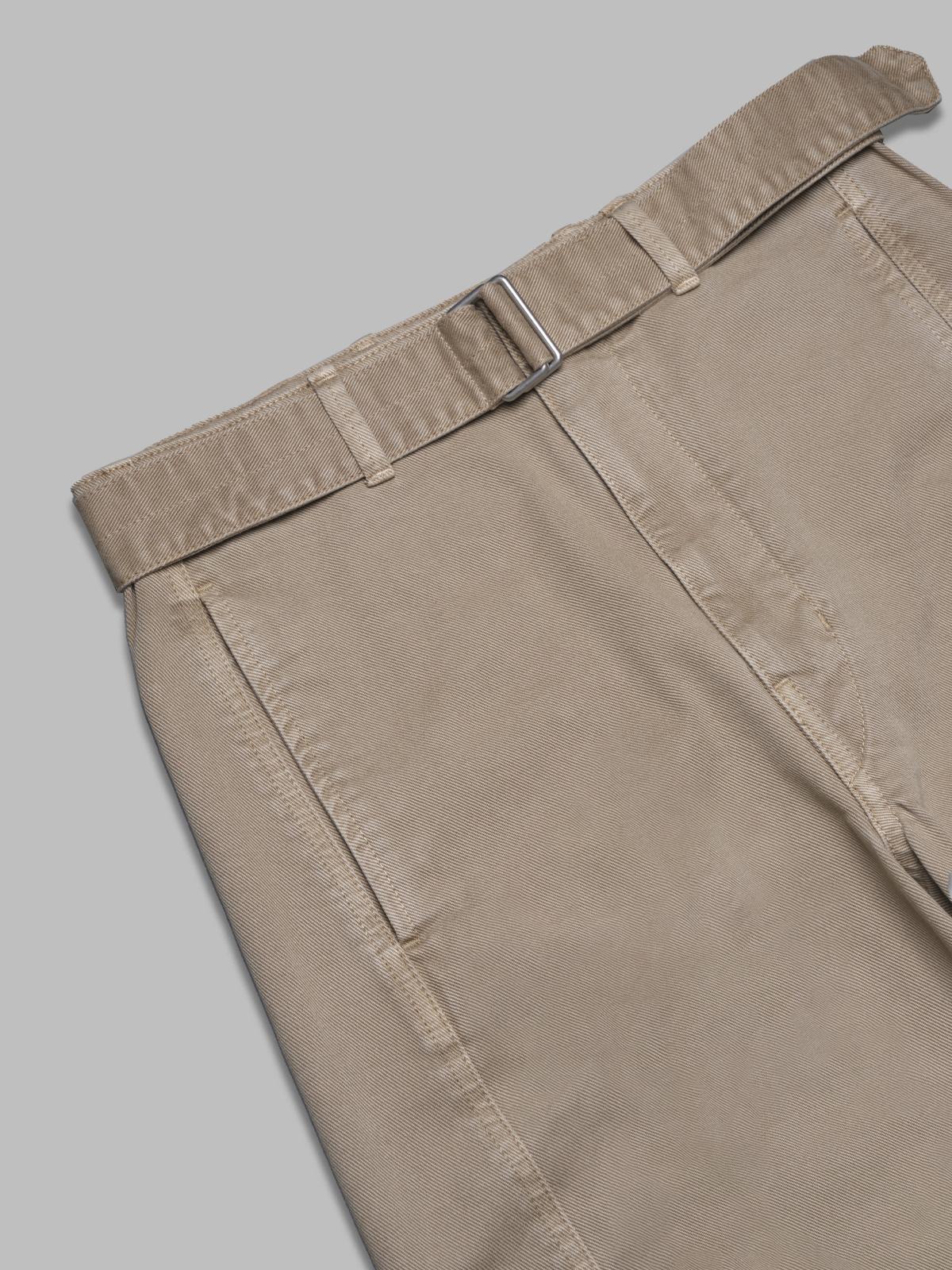 twisted belted pants PA326-LD1042- BG223 LEMAIRE