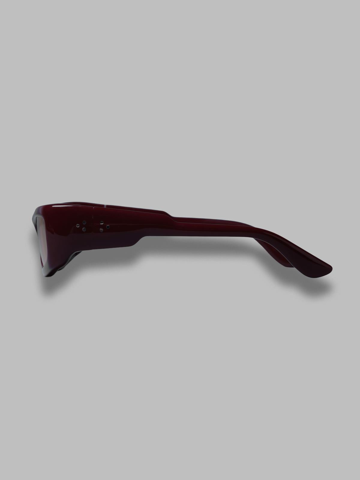 daryan sunglasses - carmesi acetate, amber lens - made in japan PT-6103- RD PORT TANGER