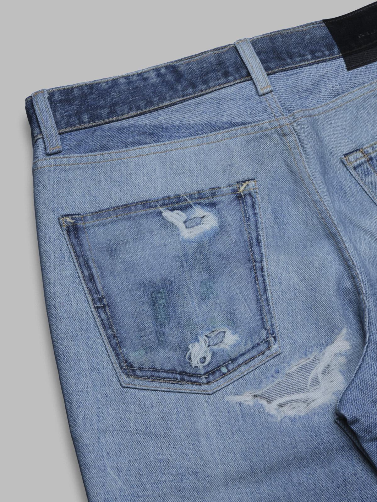 full cut - digital denim print - denim W4205TDD- BL OUR LEGACY
