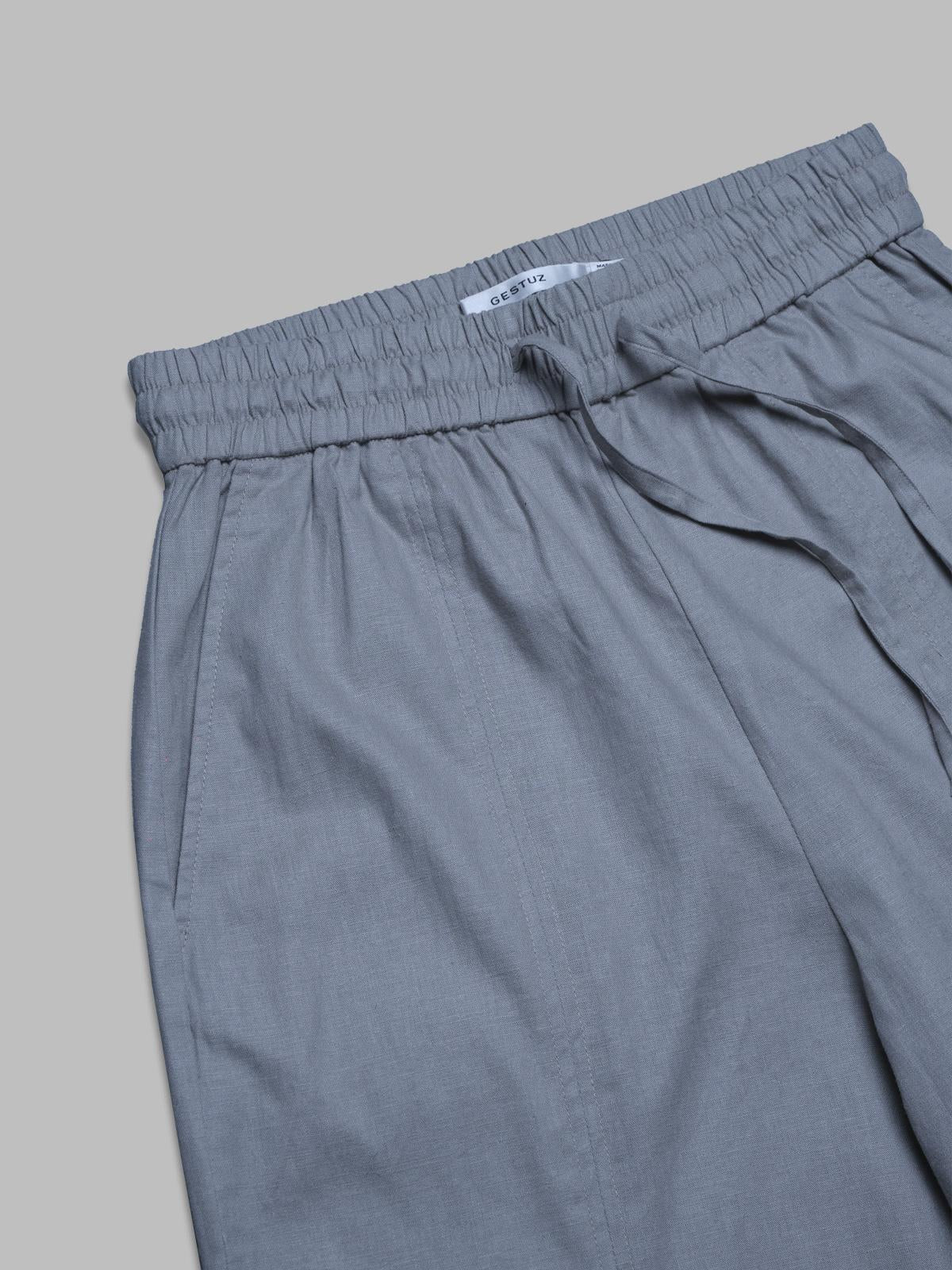 gz liane linen mw pants - rock ridge 10909912- GY GESTUZ