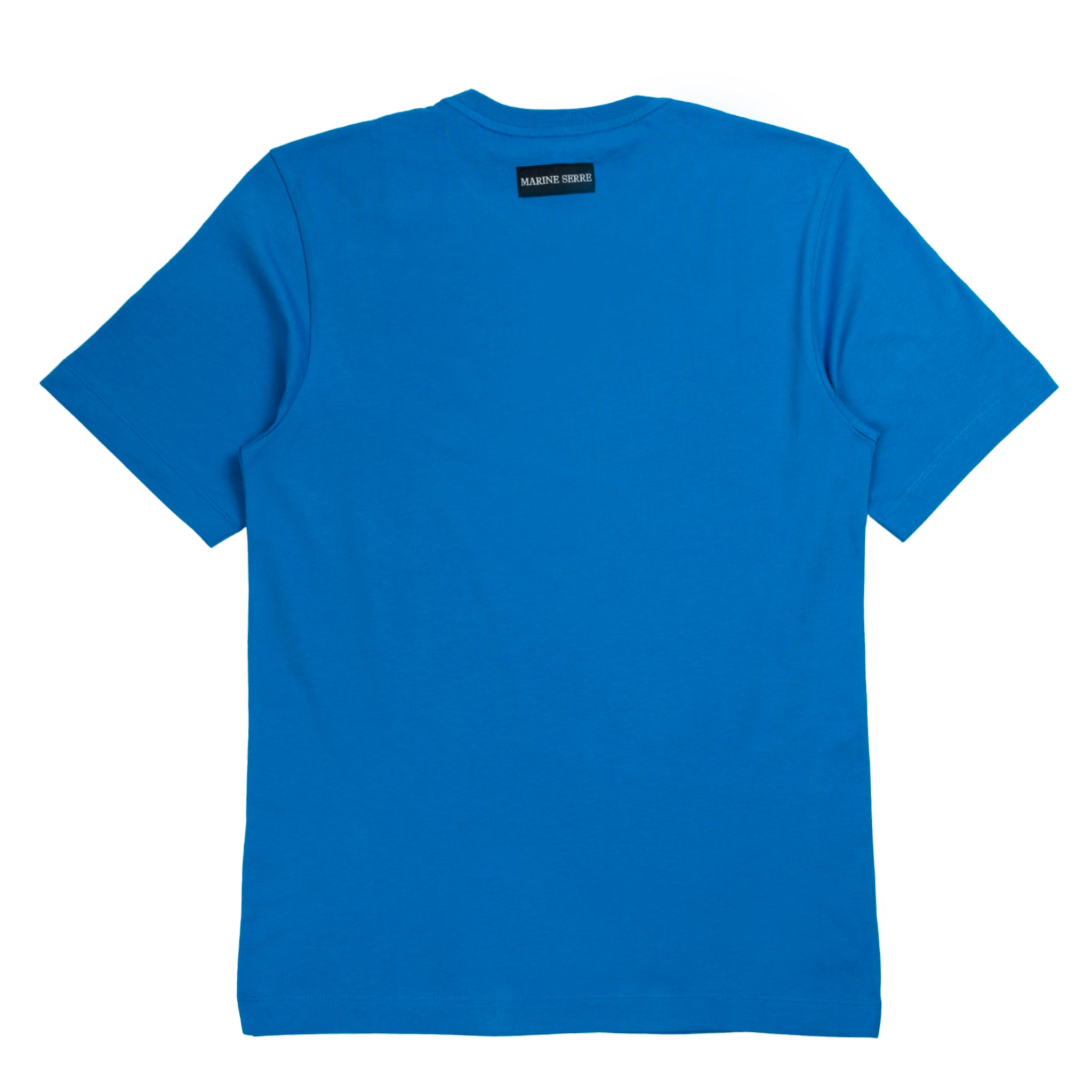 T-shirt in cotone biologico in azzurro