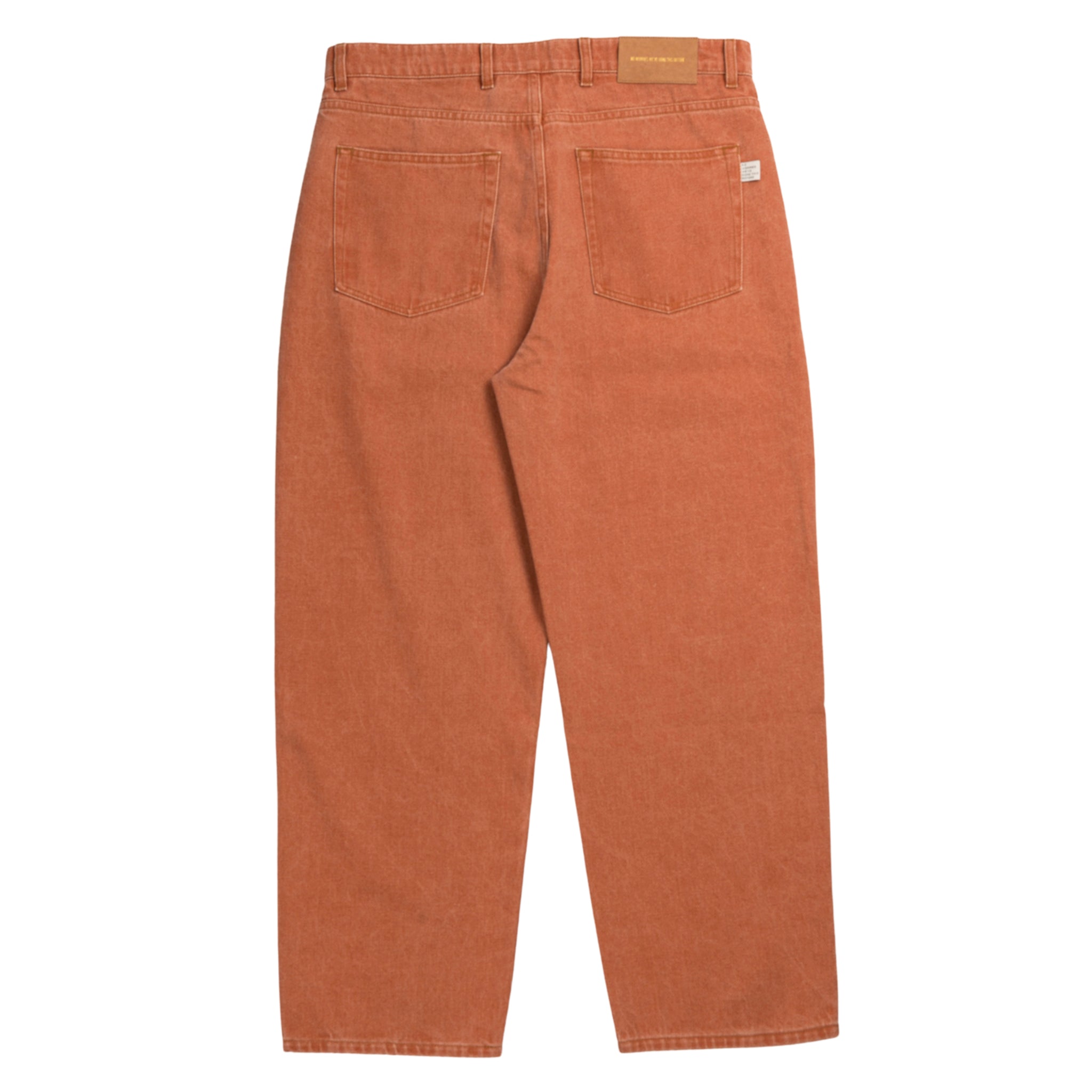 Terek jeans in cotone biologico in arancio