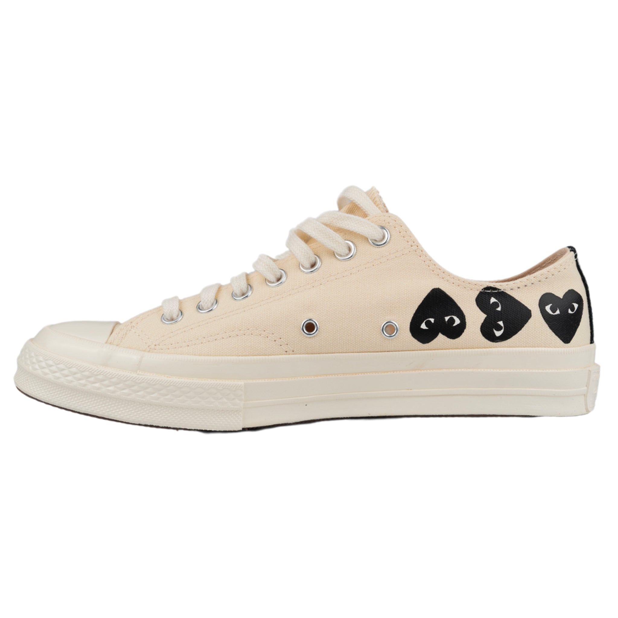 Comme Des Garçons PLAY x Converse Big Heart Chuck Taylor 70 Low Top sneaker in bianco