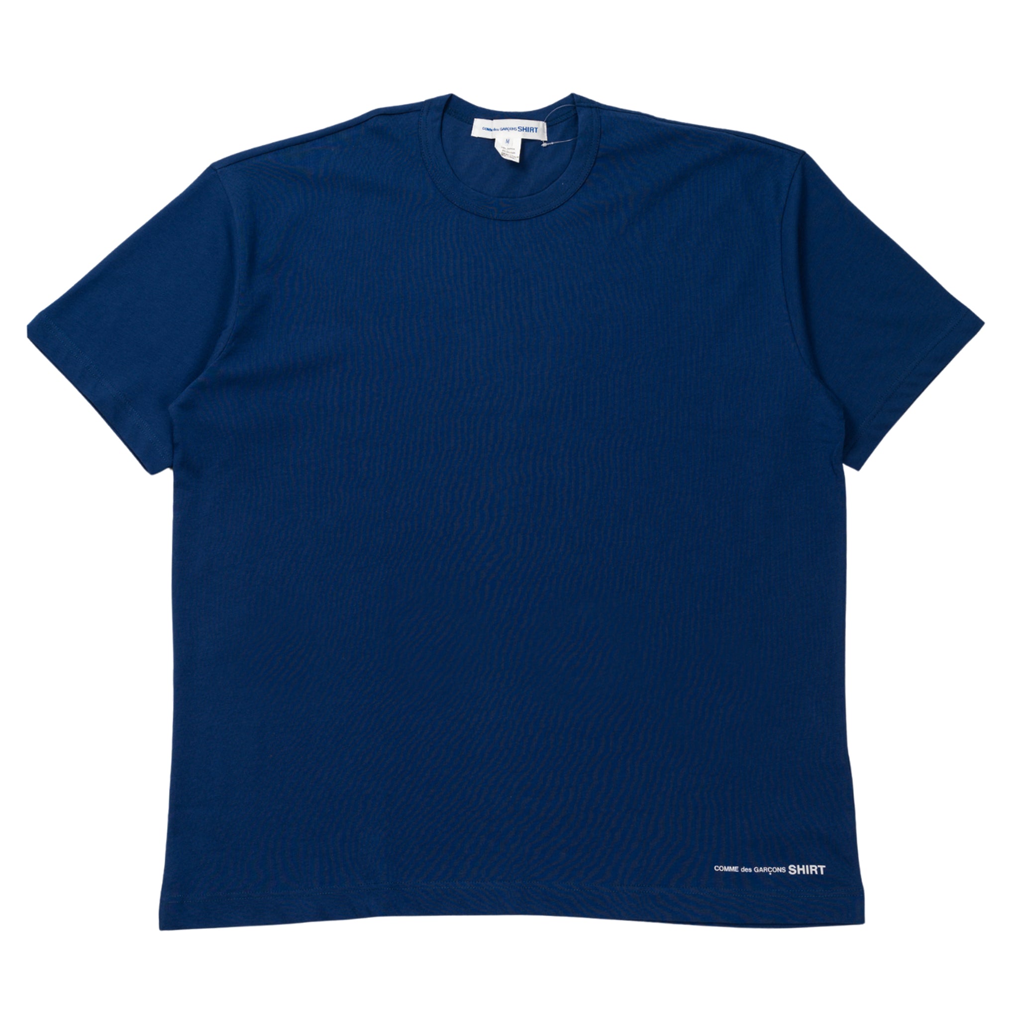 T-shirt in cotone in blu navy