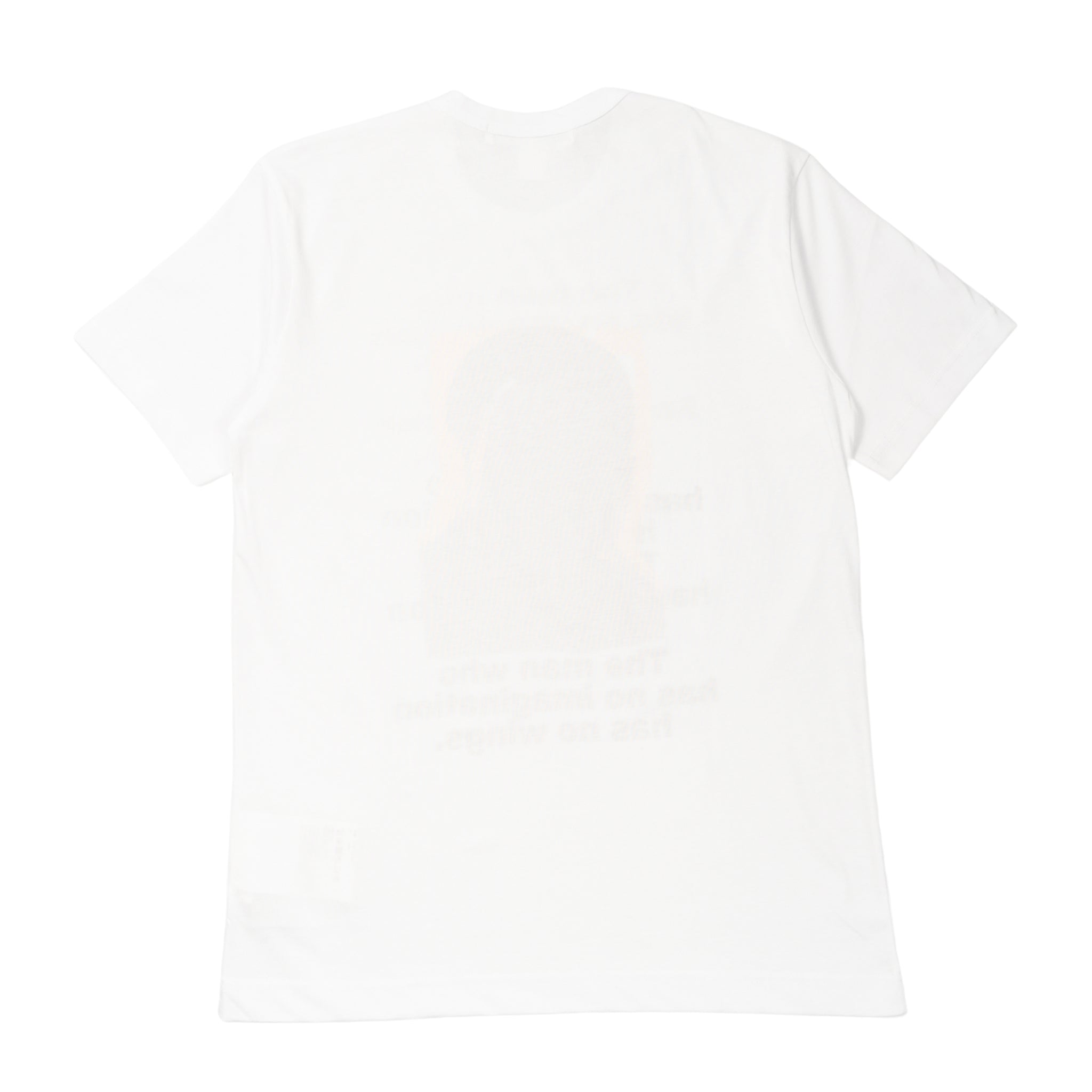 T-shirt in cotone in bianco