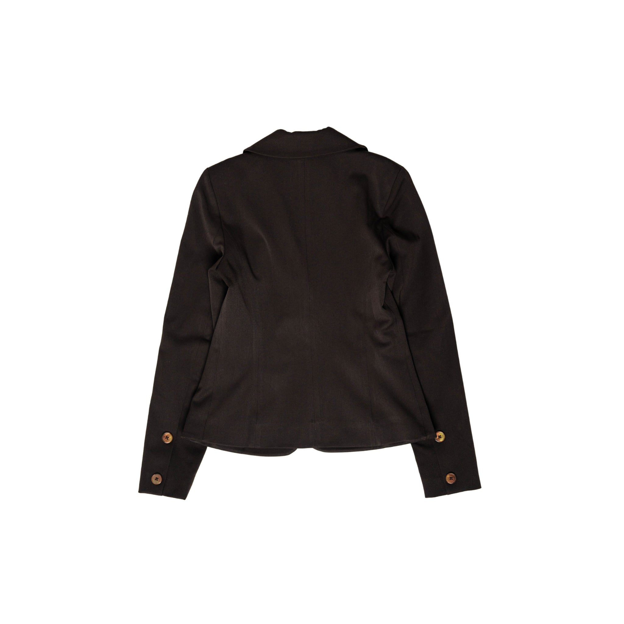 Vent Single Breasted Fitted Blazer Jacket