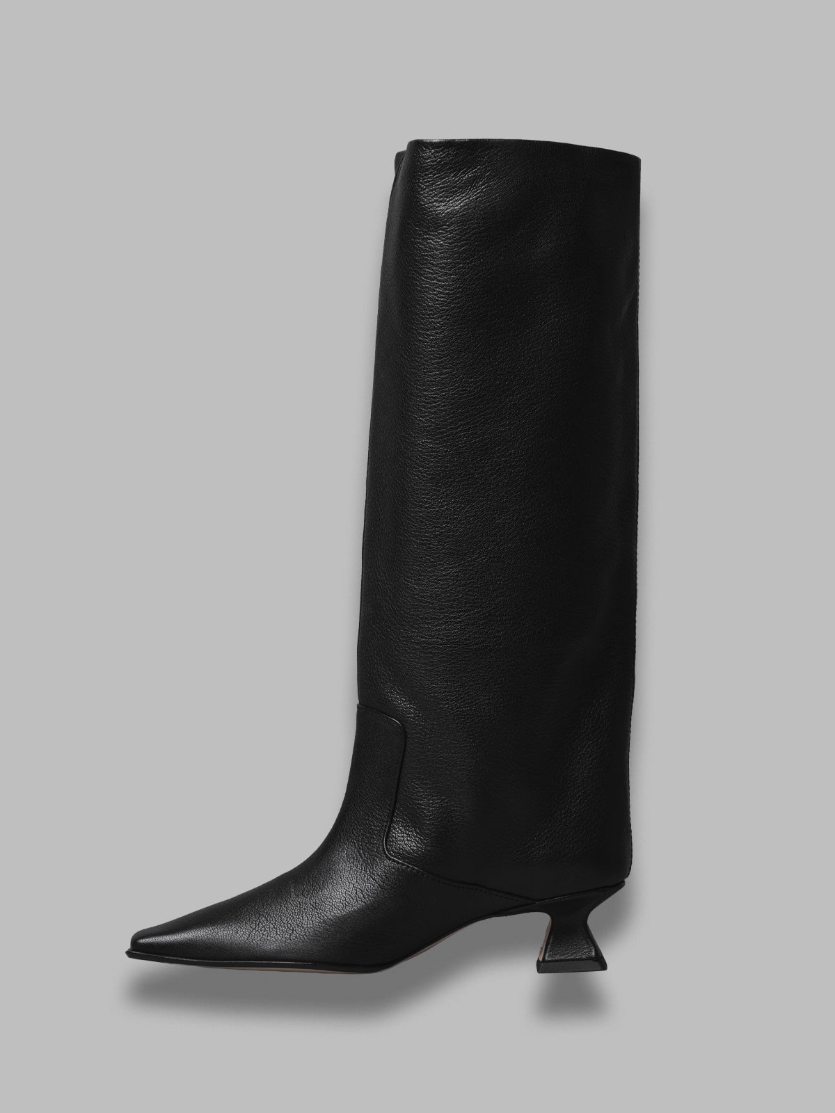 effie black tall boots MI_5871- BK MIISTA 