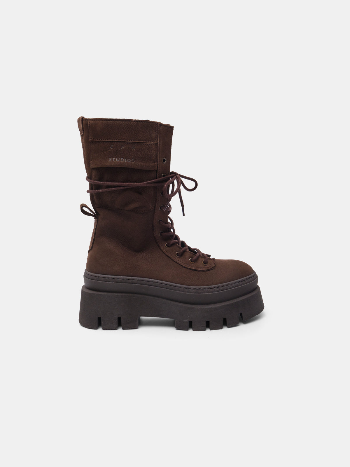 woman lace-up boot F6CPH691-NAB- CHO COPENHAGEN 