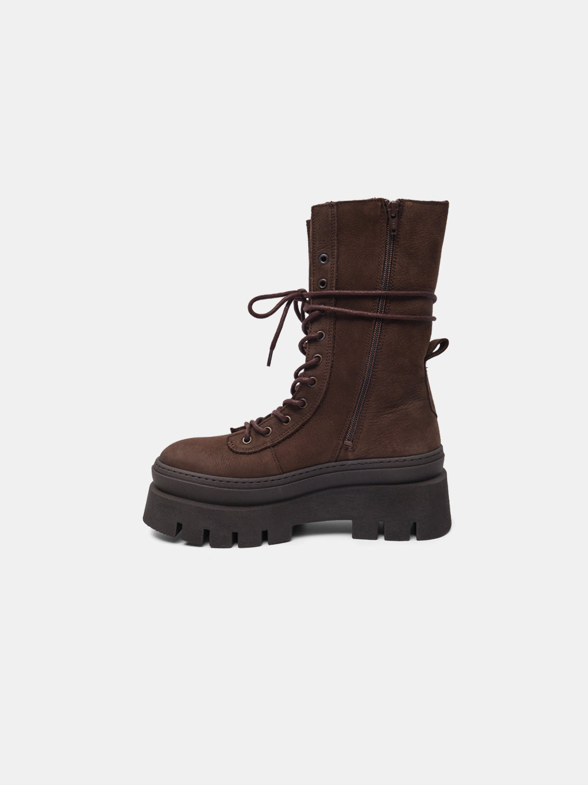 woman lace-up boot F6CPH691-NAB- CHO COPENHAGEN 
