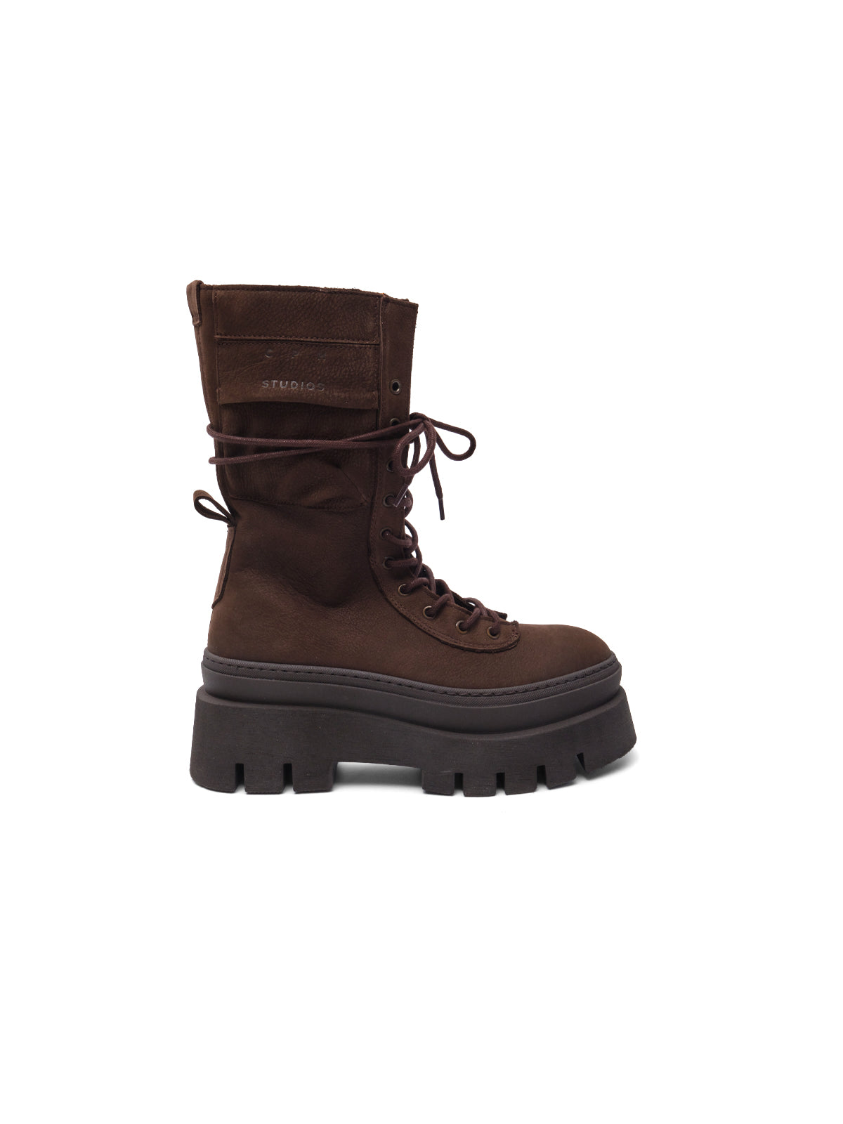 woman lace-up boot F6CPH691-NAB- CHO COPENHAGEN 