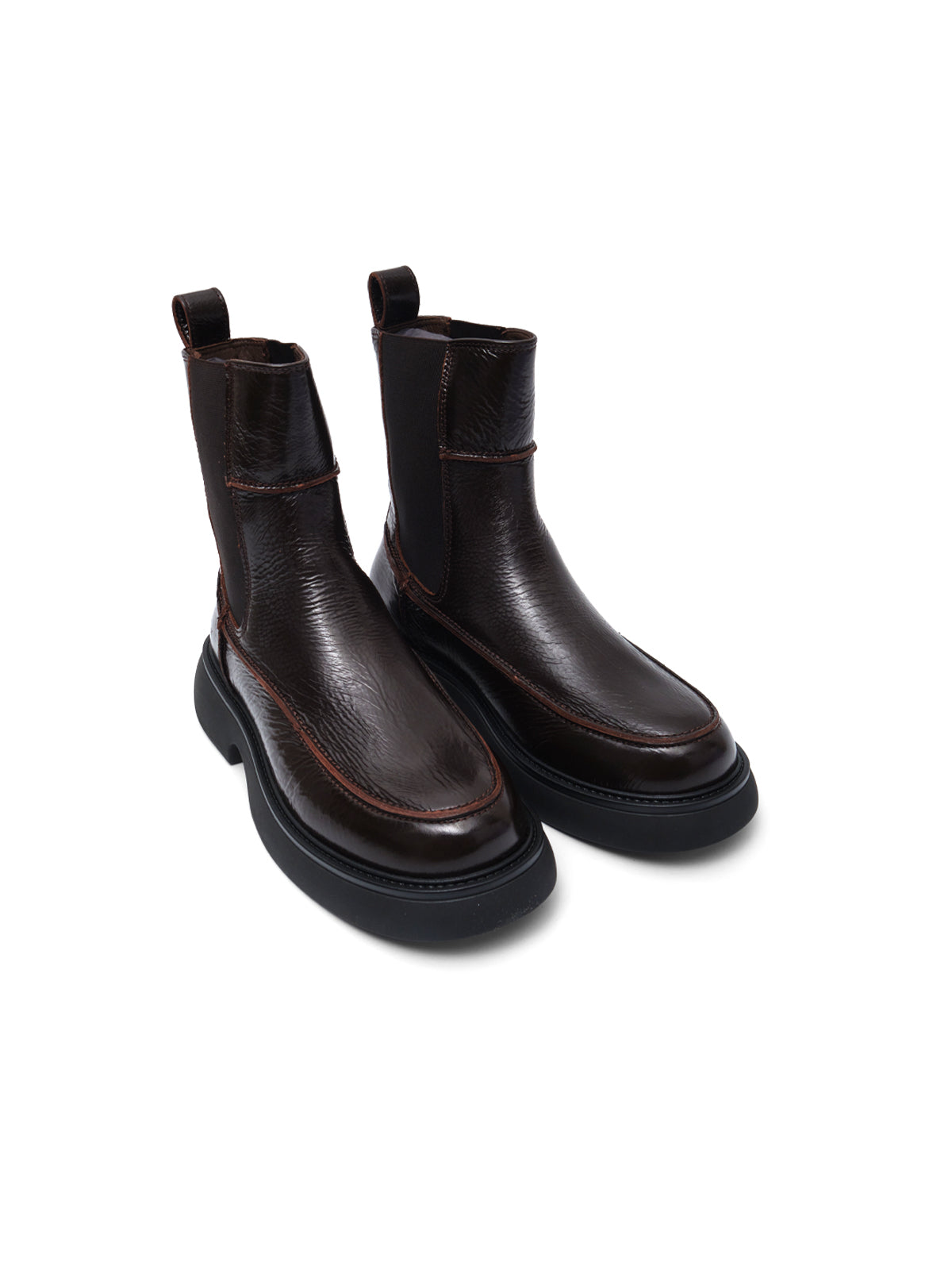 woman chelsea boot F6CPH759-PAT- CHO COPENHAGEN 