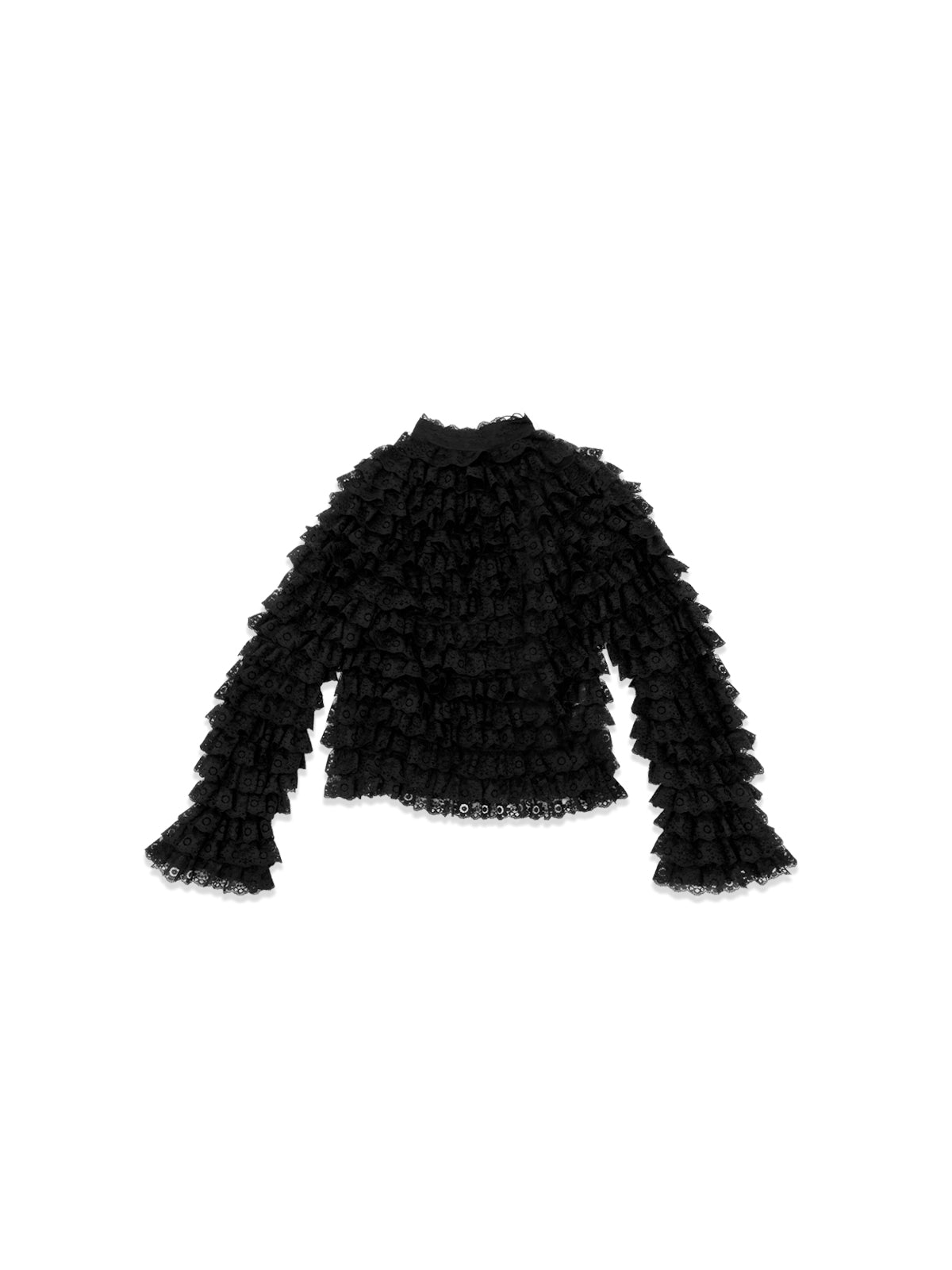 kashvi lace ruffle top KASHVI- BL32 ESSENTIEL ANTWERP 