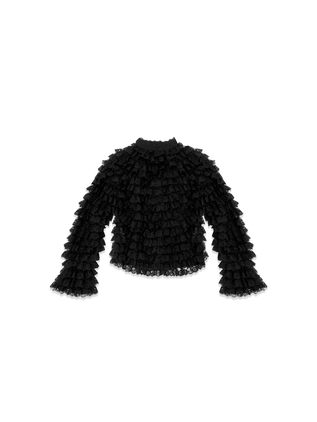 kashvi lace ruffle top KASHVI- BL32 ESSENTIEL ANTWERP 