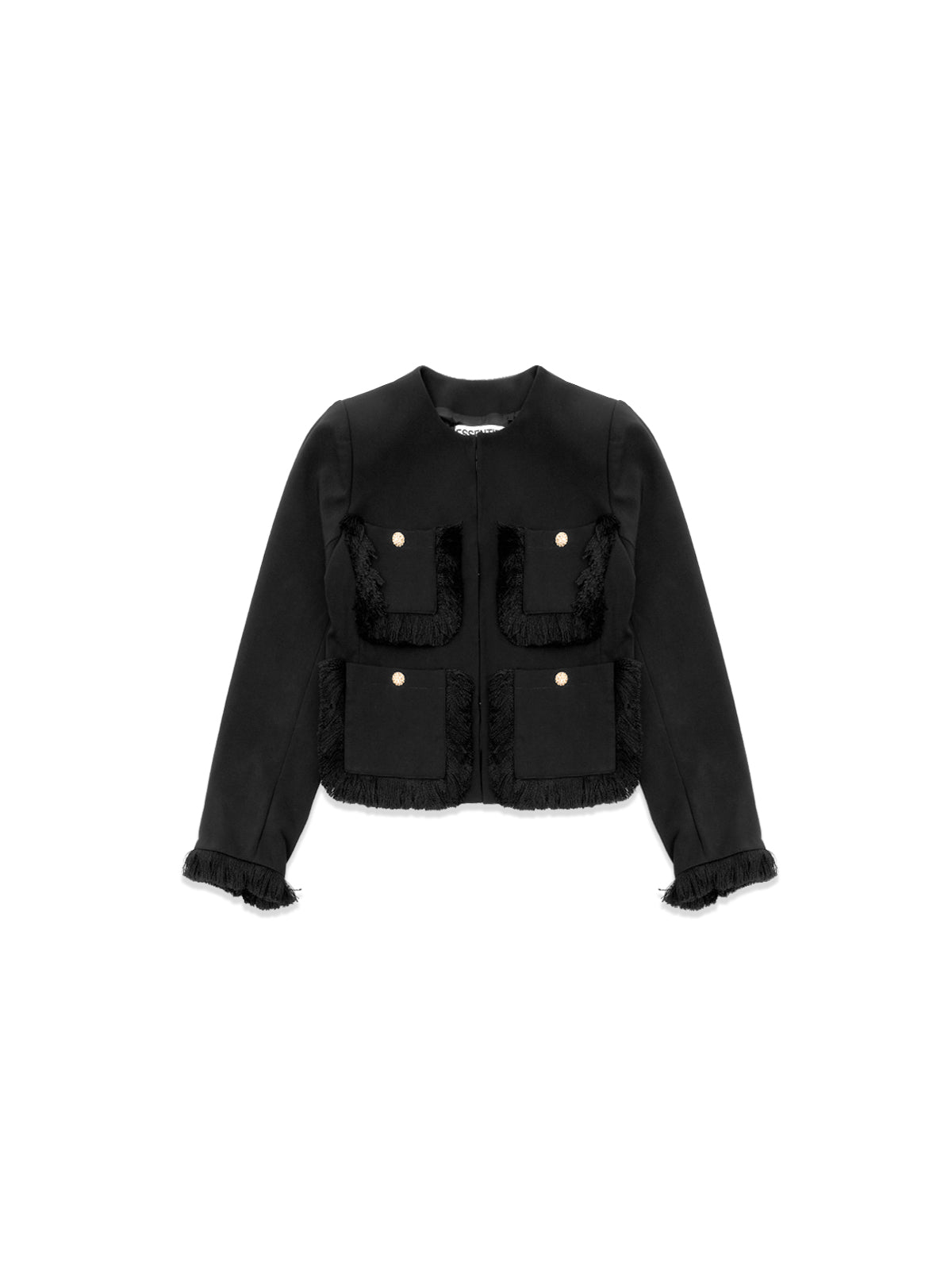 kinetic fringed jacket KINETIC- BL32 ESSENTIEL ANTWERP 