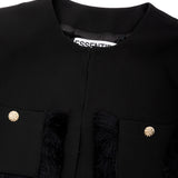 kinetic fringed jacket KINETIC- BL32 ESSENTIEL ANTWERP 