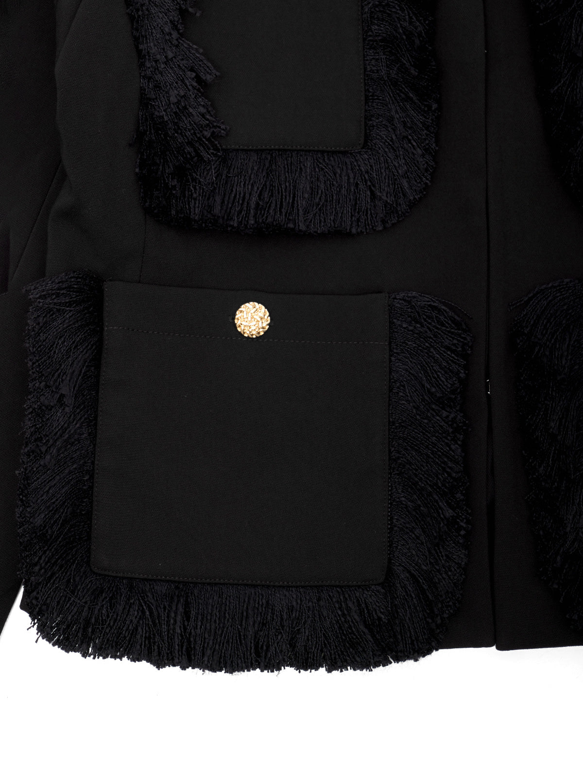 kinetic fringed jacket KINETIC- BL32 ESSENTIEL ANTWERP 