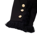 kinetic fringed jacket KINETIC- BL32 ESSENTIEL ANTWERP 