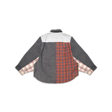 kingsley patchwork shirt KINGSLEY- K2BL ESSENTIEL ANTWERP 