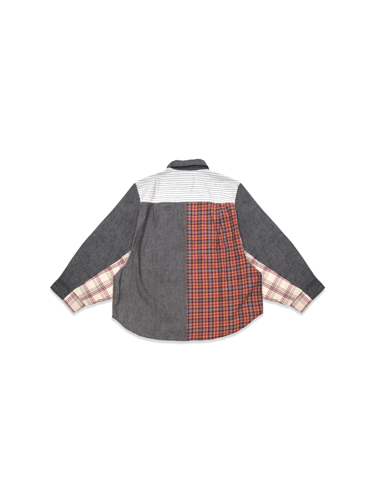 kingsley patchwork shirt KINGSLEY- K2BL ESSENTIEL ANTWERP 