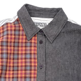 kingsley patchwork shirt KINGSLEY- K2BL ESSENTIEL ANTWERP 