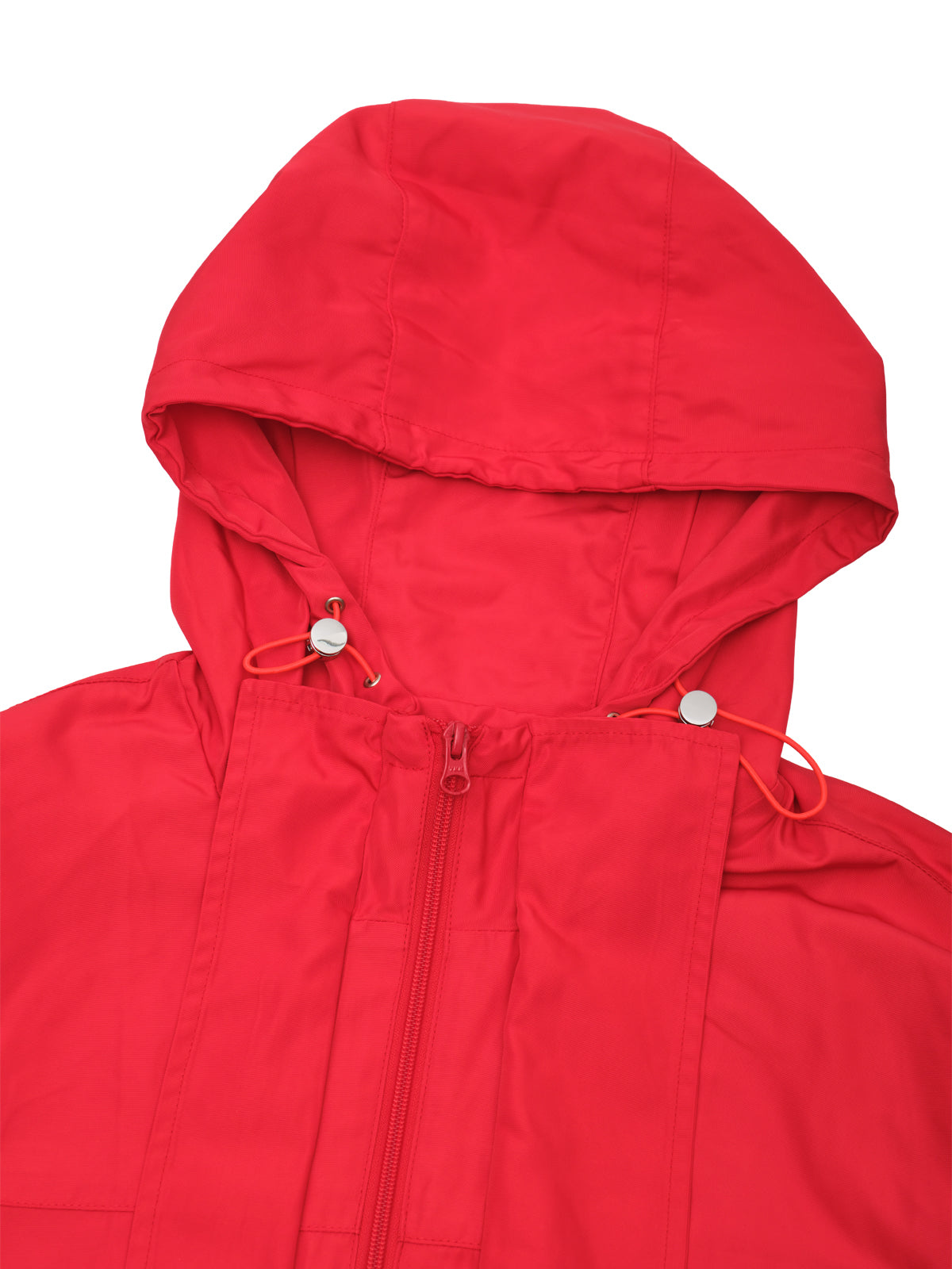 hooded anorak FW26UO105- RD LII 