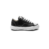 peterson23 wrinkled leather low-top sneakers A17FW728- BK MAISON MIHARA YASUHIRO 