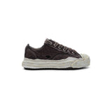 hank ripping canvas low-top sneakers A17FW735- BRW MAISON MIHARA YASUHIRO 
