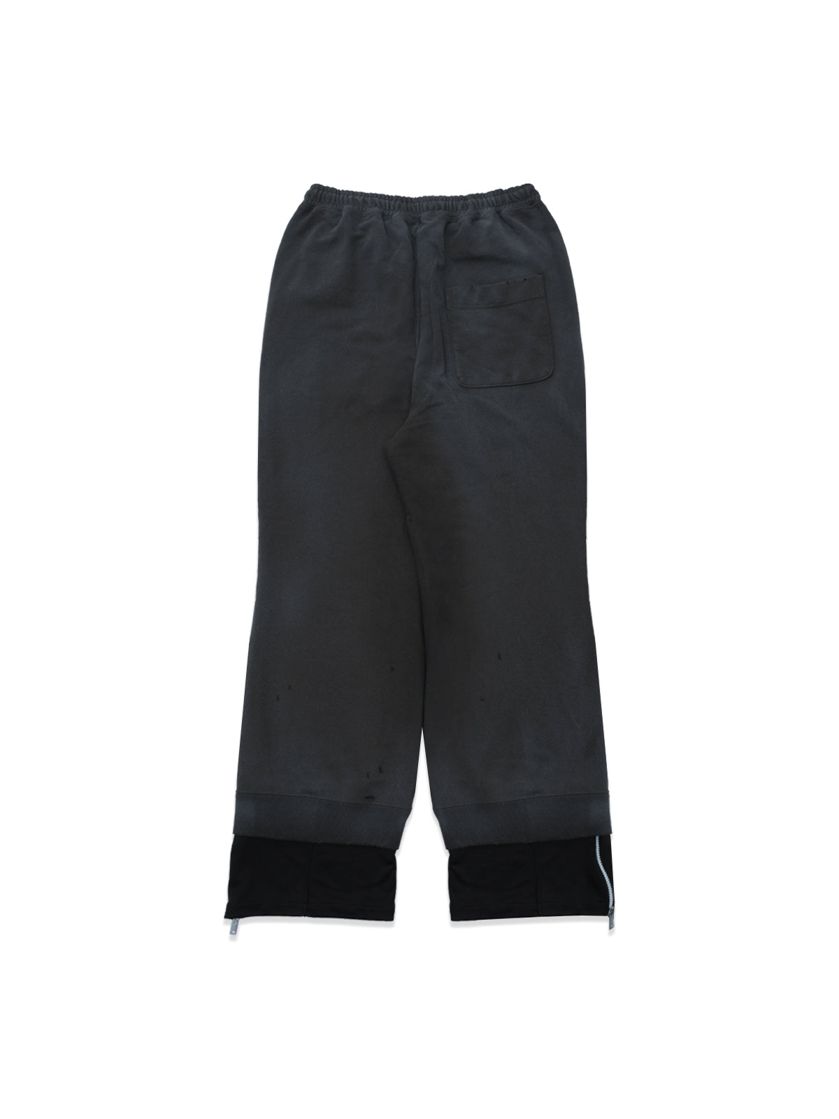 track pants layered sweat pants A17PT582- BK MAISON MIHARA YASUHIRO 