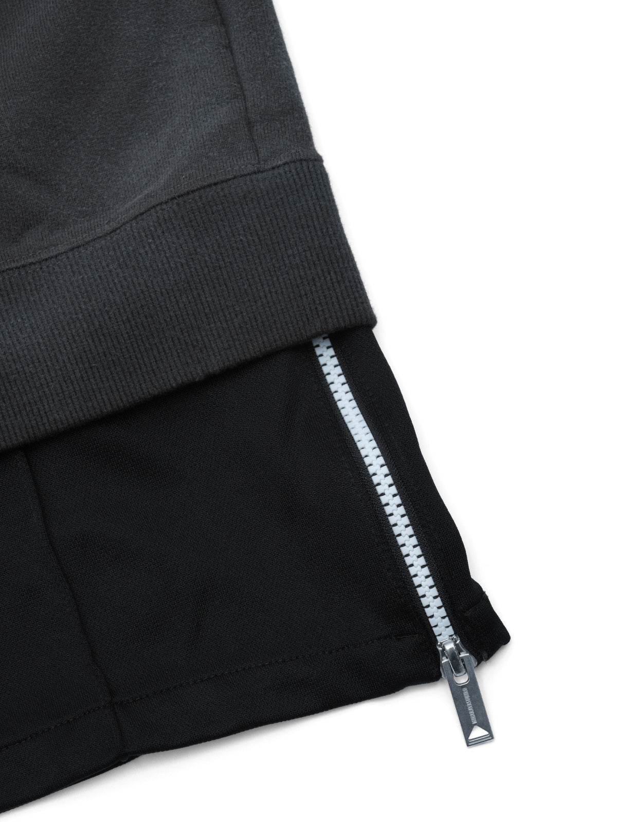 track pants layered sweat pants A17PT582- BK MAISON MIHARA YASUHIRO 