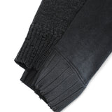 sweat pullover combined knit pullover A17SW532- BRW MAISON MIHARA YASUHIRO 