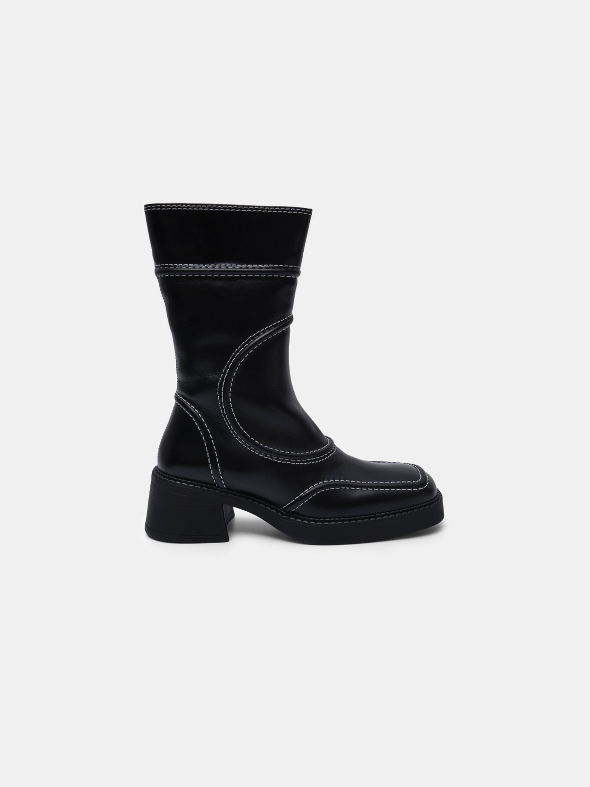 malene black ankle boots E8-2623- BK MIISTA 