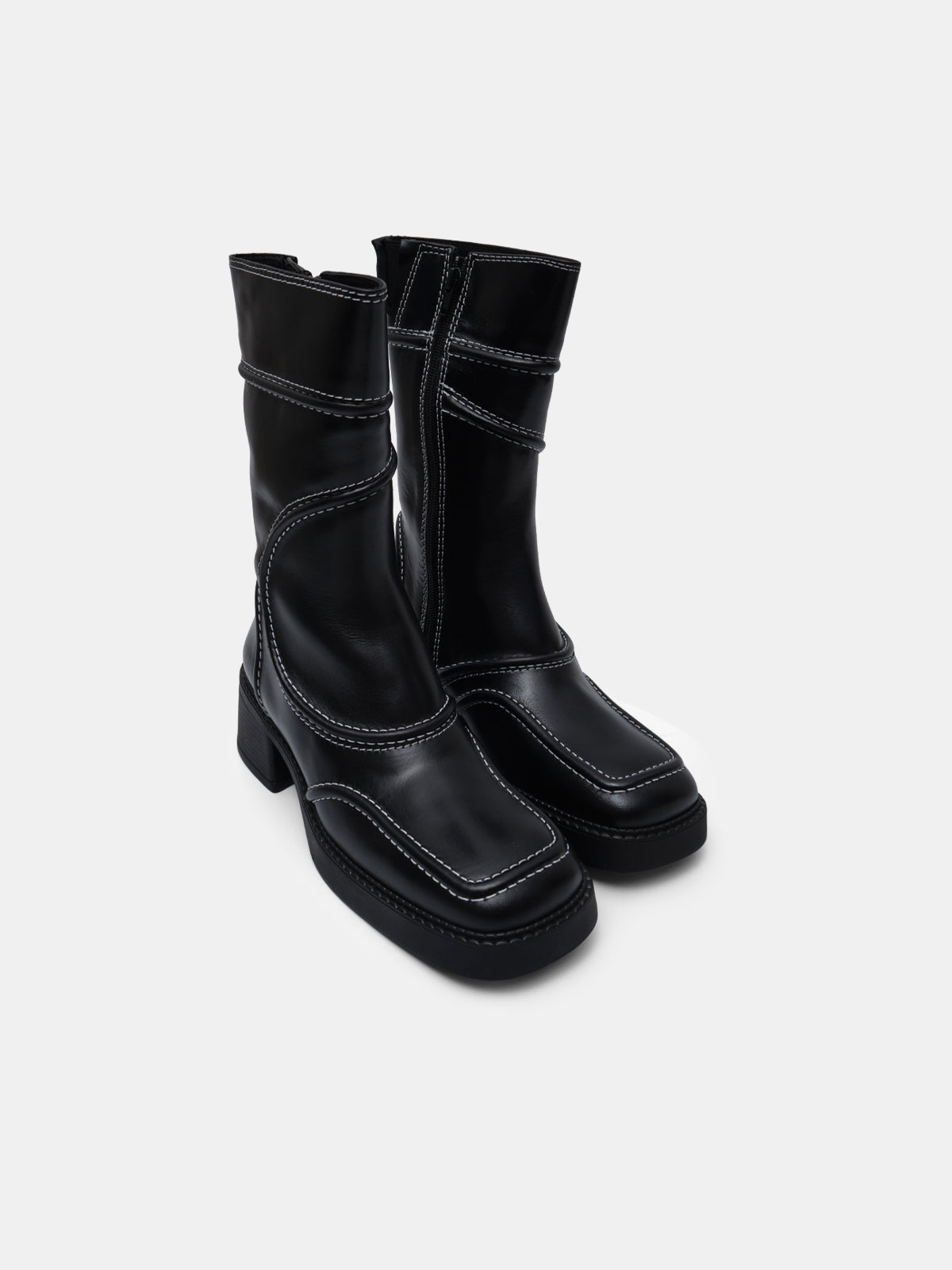 malene black ankle boots E8-2623- BK MIISTA 