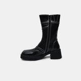 malene black ankle boots E8-2623- BK MIISTA 