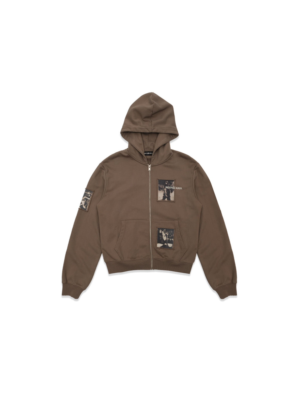 warszawa patched zipped hoodie 261U112- TP MISBHV 