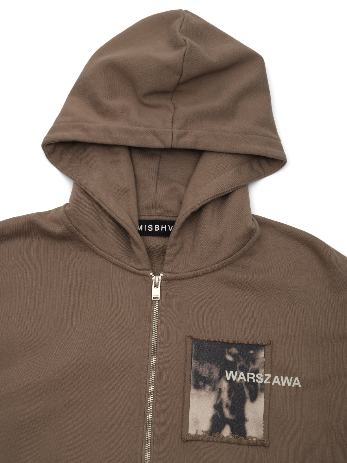 warszawa patched zipped hoodie 261U112- TP MISBHV 