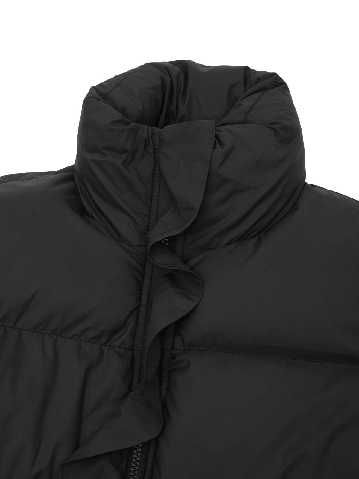 ambra short puffer jacket V35FW26- BK OPÉRASPORT 