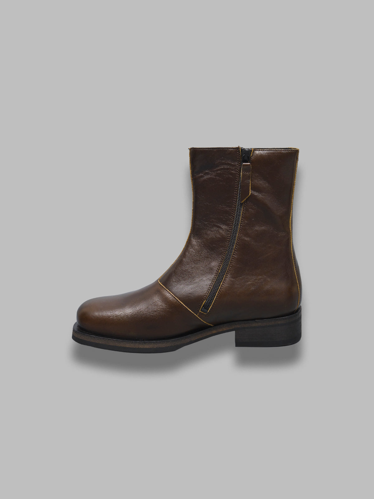 camion boot deep olive leather A2267CDO- OV OUR LEGACY 
