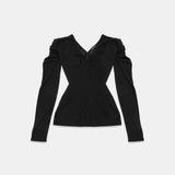 cheer v neck W4266CBS- BK OUR LEGACY 