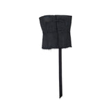 splintered bustier top DS02F6127-SBW- 99X RICK OWENS DRKSHDW 