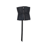 splintered bustier top DS02F6127-SBW- 99X RICK OWENS DRKSHDW 