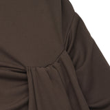 draped skirt midi dress 116179265- 265 ROTATE 