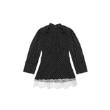 minidress ls lace detail 116246000- 1000 ROTATE 